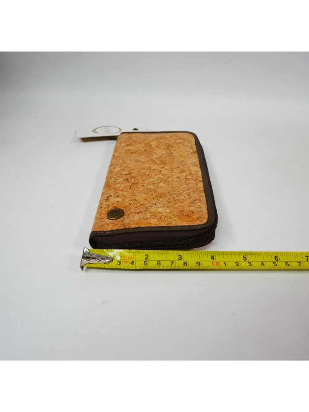 Made In Bario The Cork Vegan Wallet With Zipper Closure & Multiple Compartments